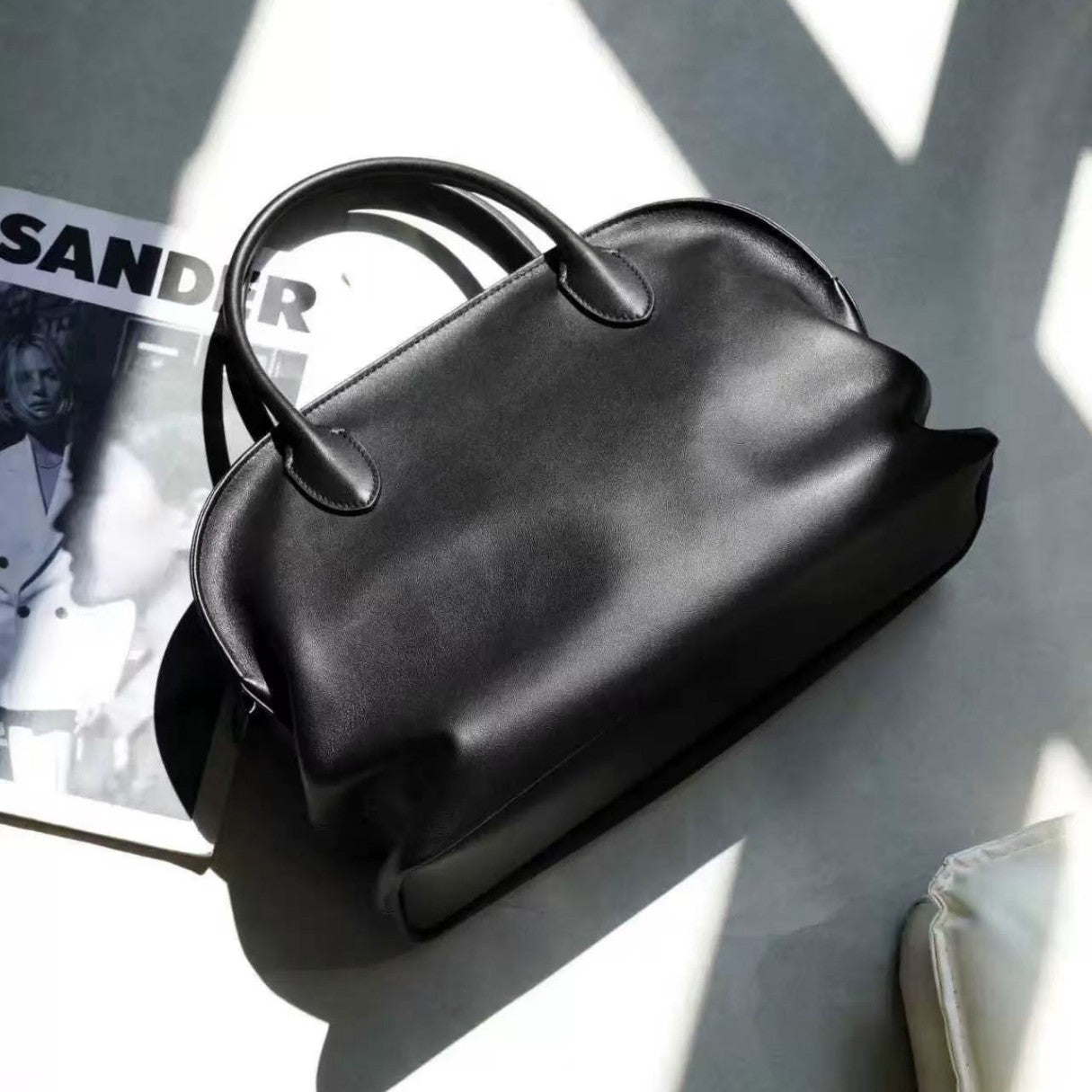 Cowhide Tote, Leather Shoulder Tote