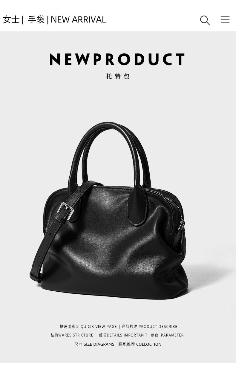 Cowhide Tote, Leather Shoulder Tote