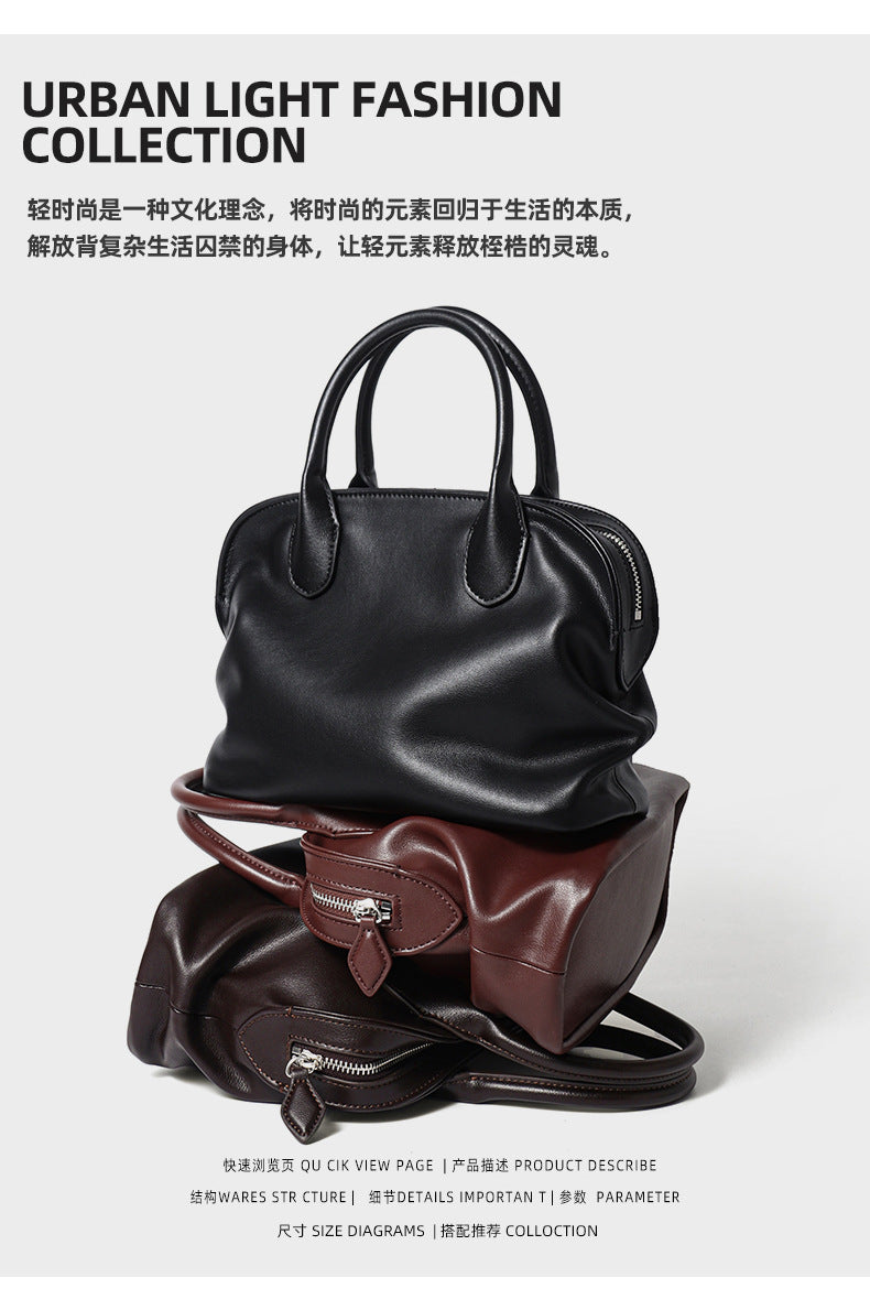 Cowhide Tote, Leather Shoulder Tote