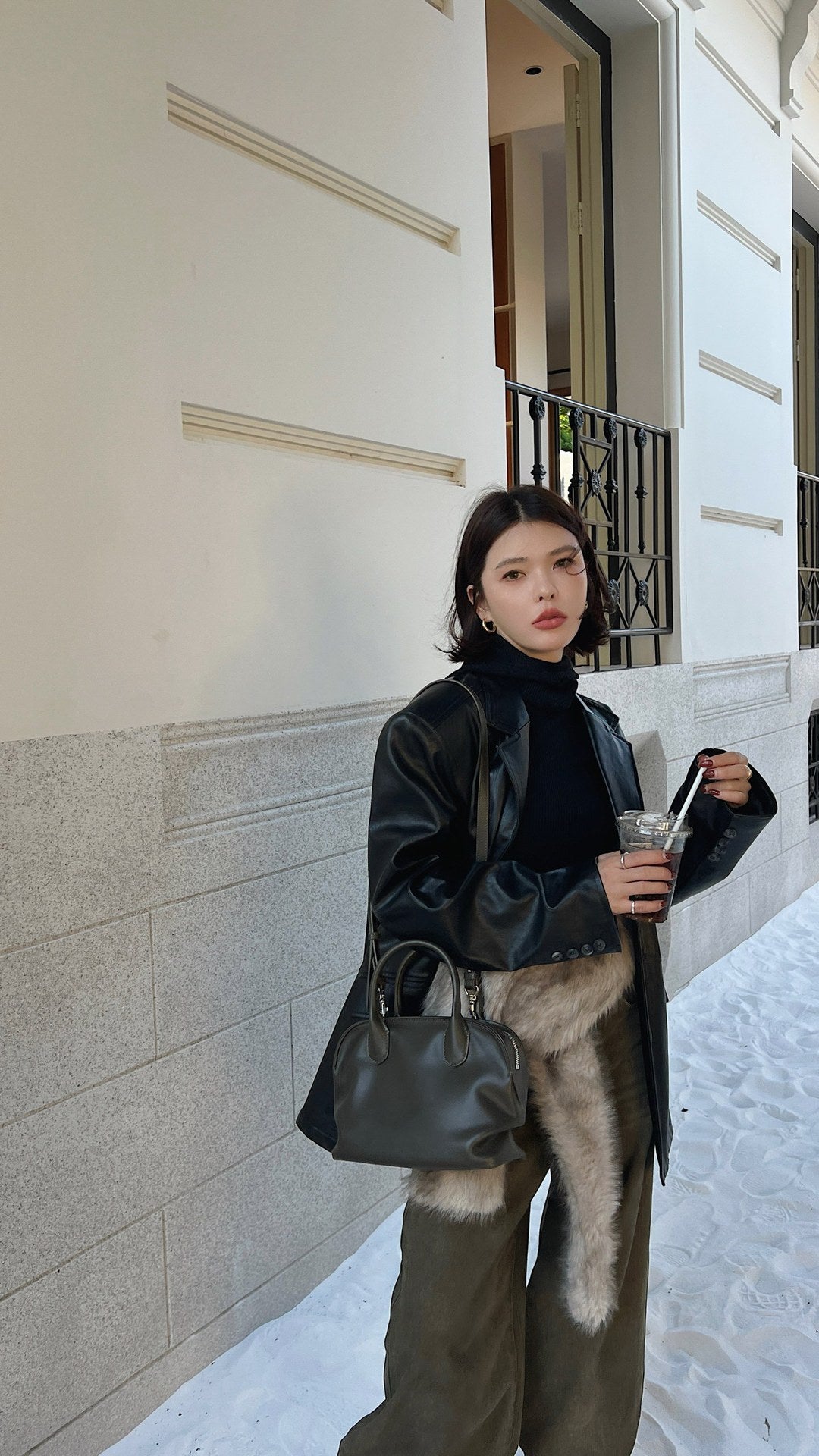 Cowhide Tote, Leather Shoulder Tote