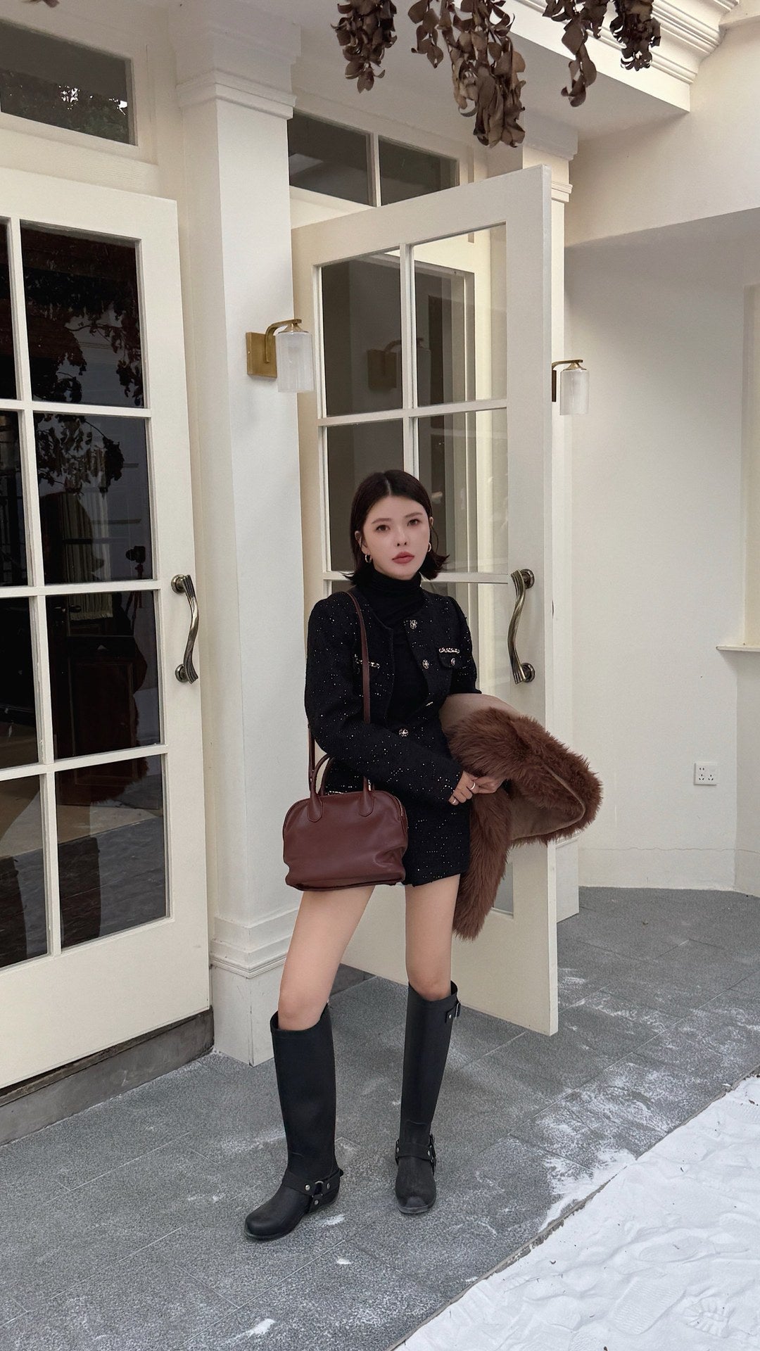 Cowhide Tote, Leather Shoulder Tote