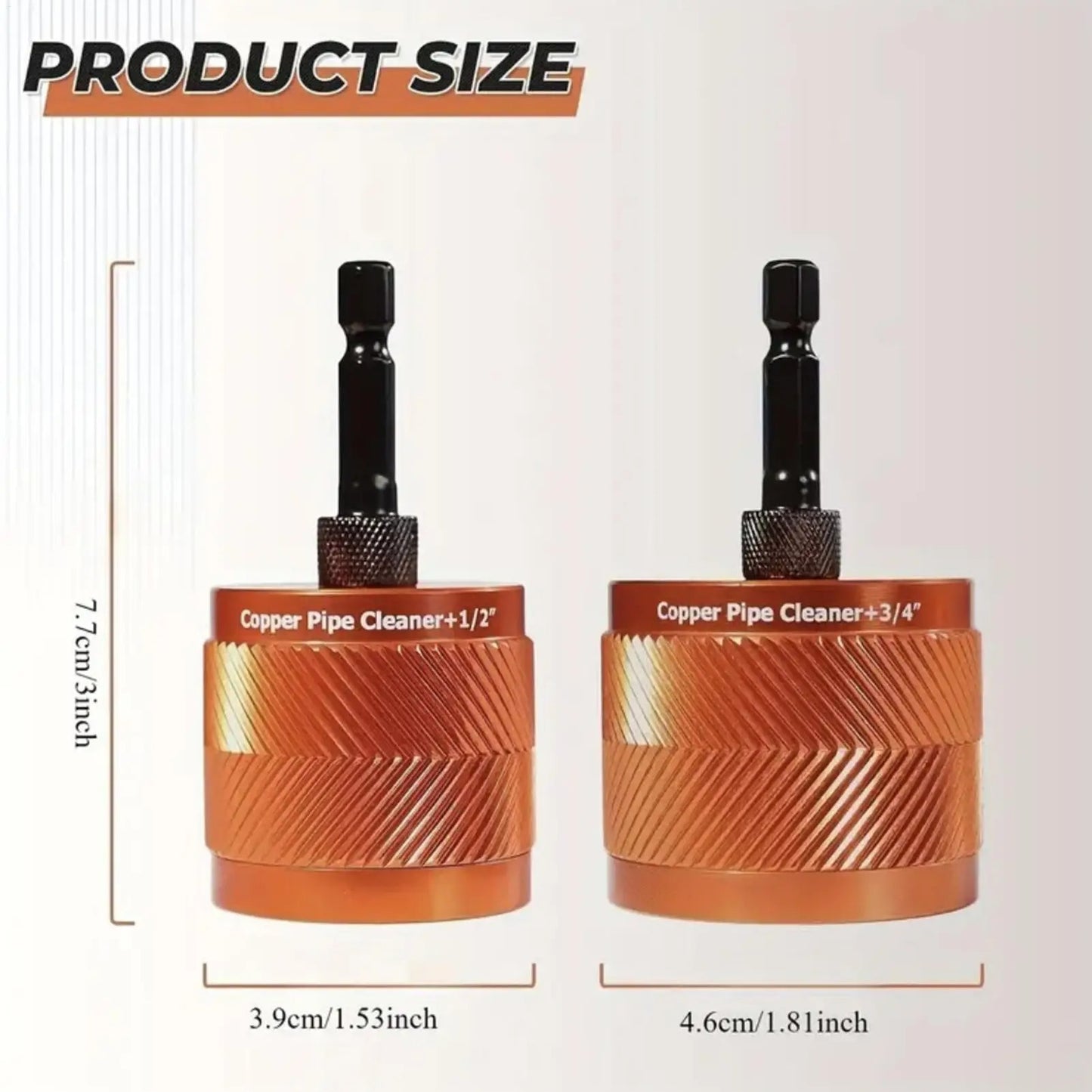 1/2 ", 3/4" And 1 "Electric Copper Tube Cleaning Brush