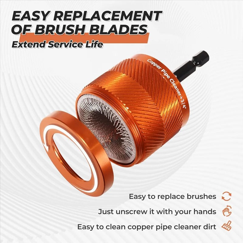 1/2 ", 3/4" And 1 "Electric Copper Tube Cleaning Brush