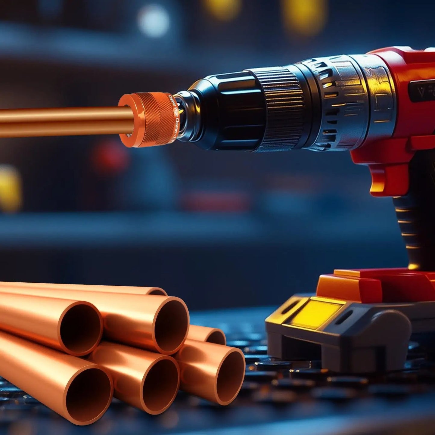 1/2 ", 3/4" And 1 "Electric Copper Tube Cleaning Brush