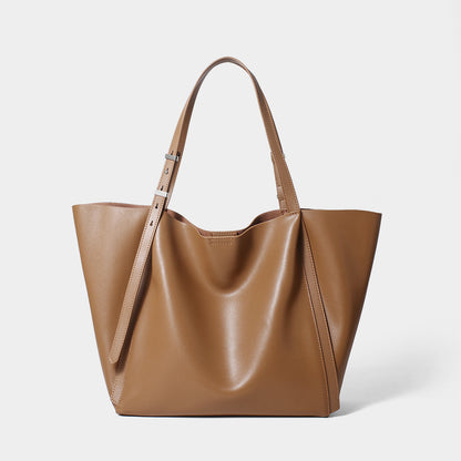 Women's Large-capacity Leather Bag, Shoulder Bag