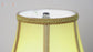 Bell Lamp Shade, Saangseon Scalloped Gold Fabric Lampshade Replacement, Softback, 5'' Top x 10'' Bottom x 8.3'' Slant Height x 8'' Vertical Height, Brass Spider