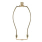 Light Duty Lamp Harp Holder Kit with Finial and Detachable Saddle Base