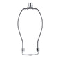 Light Duty Lamp Harp Holder Kit with Finial and Detachable Saddle Base