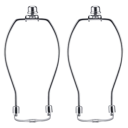 Light Duty Lamp Harp Holder Kit with Finial and Detachable Saddle Base