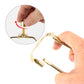 Light Duty Lamp Harp Holder Kit with Finial and Detachable Saddle Base