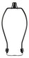 Light Duty Lamp Harp Holder Kit with Finial and Detachable Saddle Base